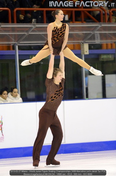2013-02-27 Milano - World Junior Figure Skating Championships 2499 Marcelina Lech-Jakub Tyc POL